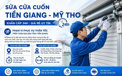 SỬA CỬA CUỐN TIỀN GIANG - MỸ THO KHẨN CẤP 24H | GIÁ RẺ UY TÍN HTDOOR